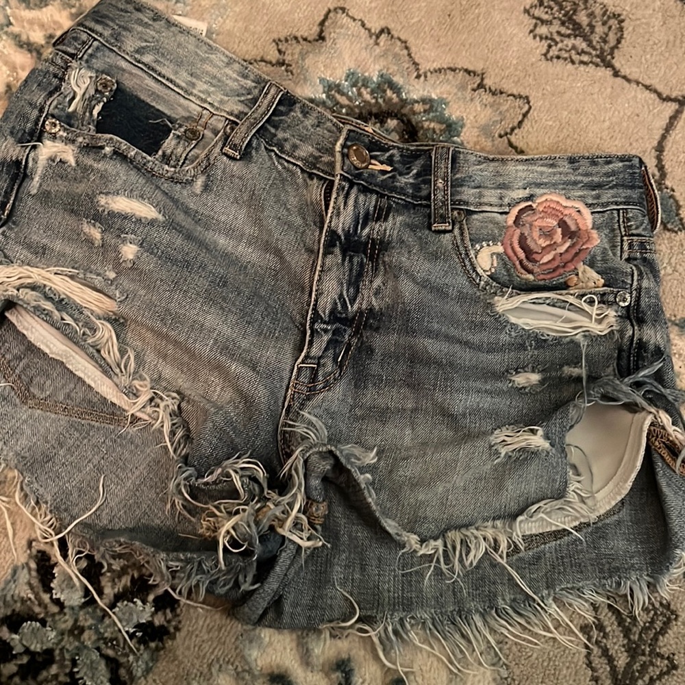 American Eagle festival shorts
